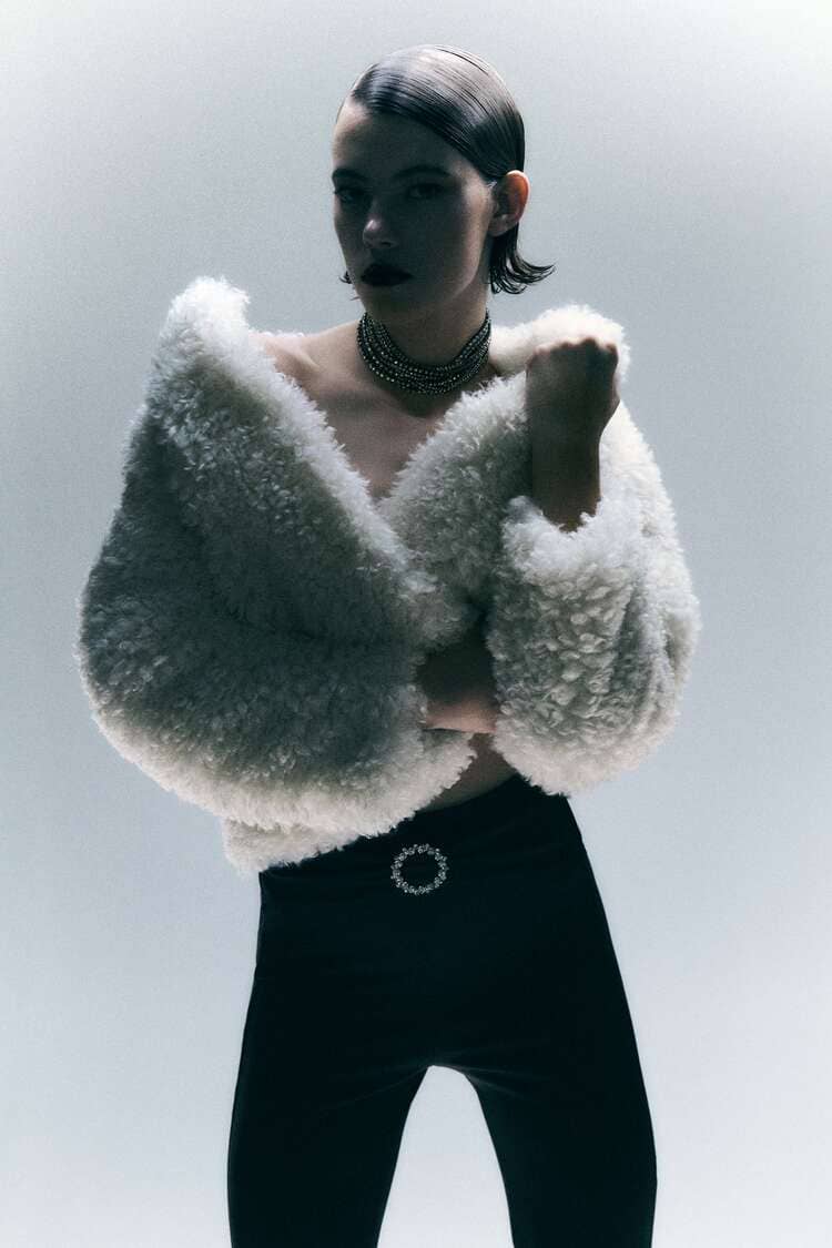 ZARA FAUX FUR JACKET