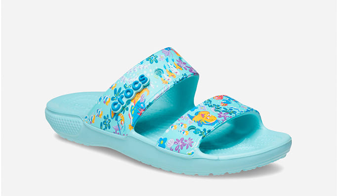 Crocs classic Disney x vera Bradley little mermaid sandals