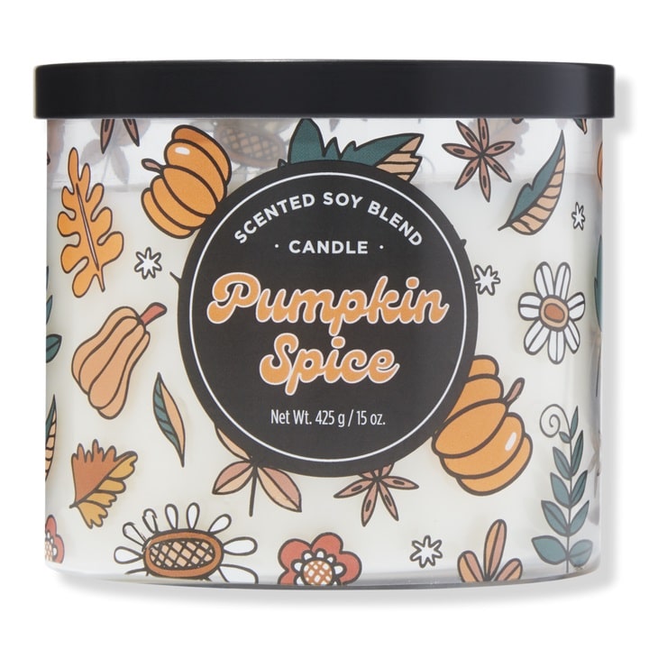 Ulta Beauty Pumpkin Spice Scented Soy Blend Candle