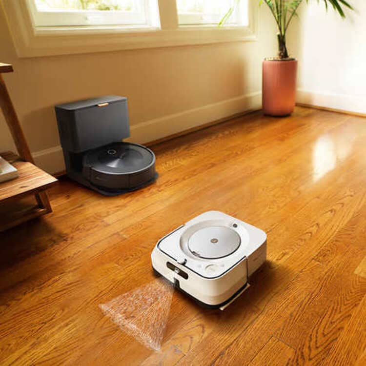 iRobot Roomba j8+ (8550) Wi-Fi Connected Self-Emptying Robot Vacuum