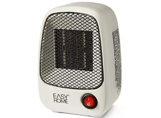 ALDI Easy Home Tabletop Ceramic Personal Heater White