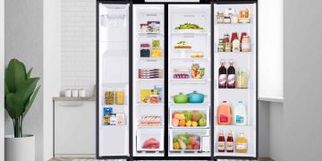 Best Buy Samsung - 27.4 Cu. Ft. Side-by-Side Refrigerator