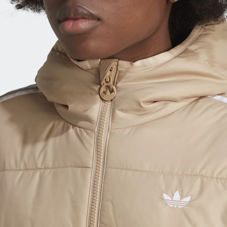 ADIDAS HOODED PREMIUM LONG SLIM JACKET