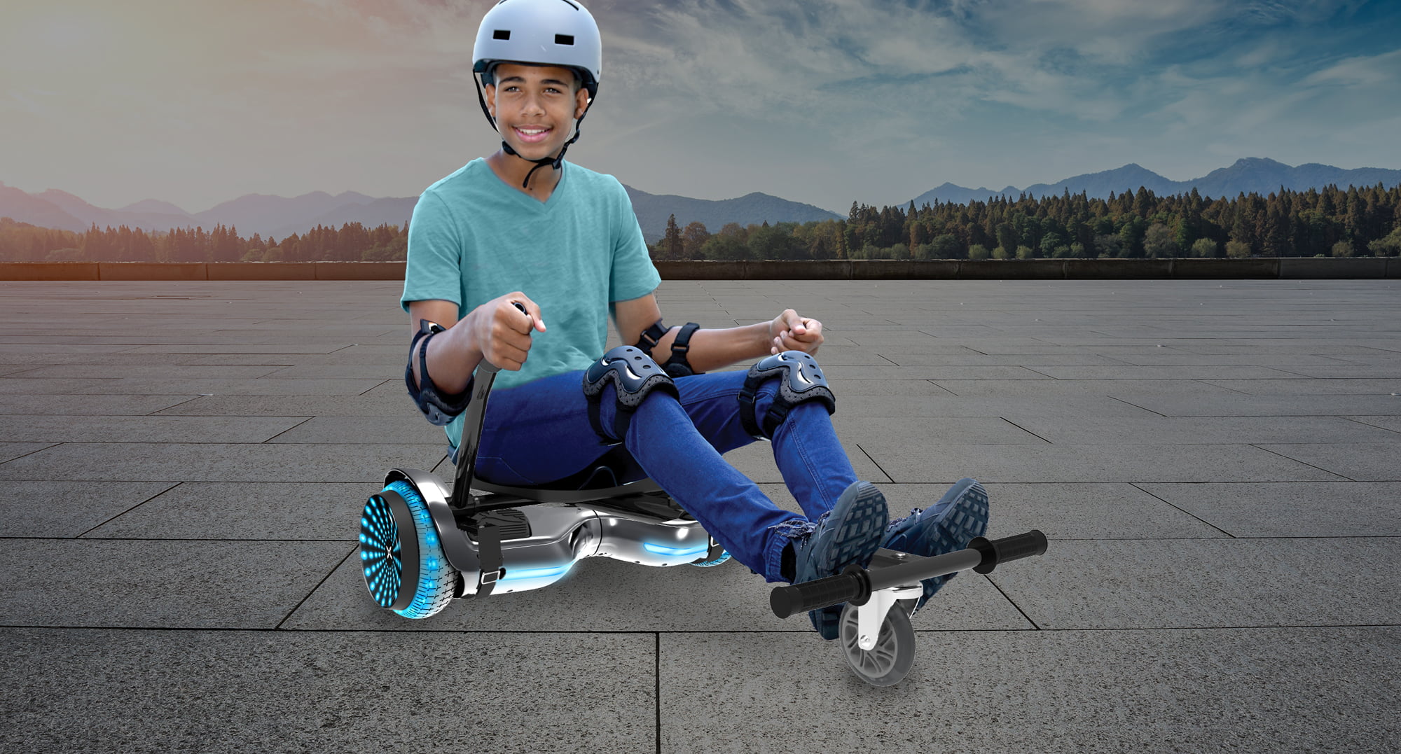 Hover-1 Turbo Hoverboard and Kart Combo from Walmart
