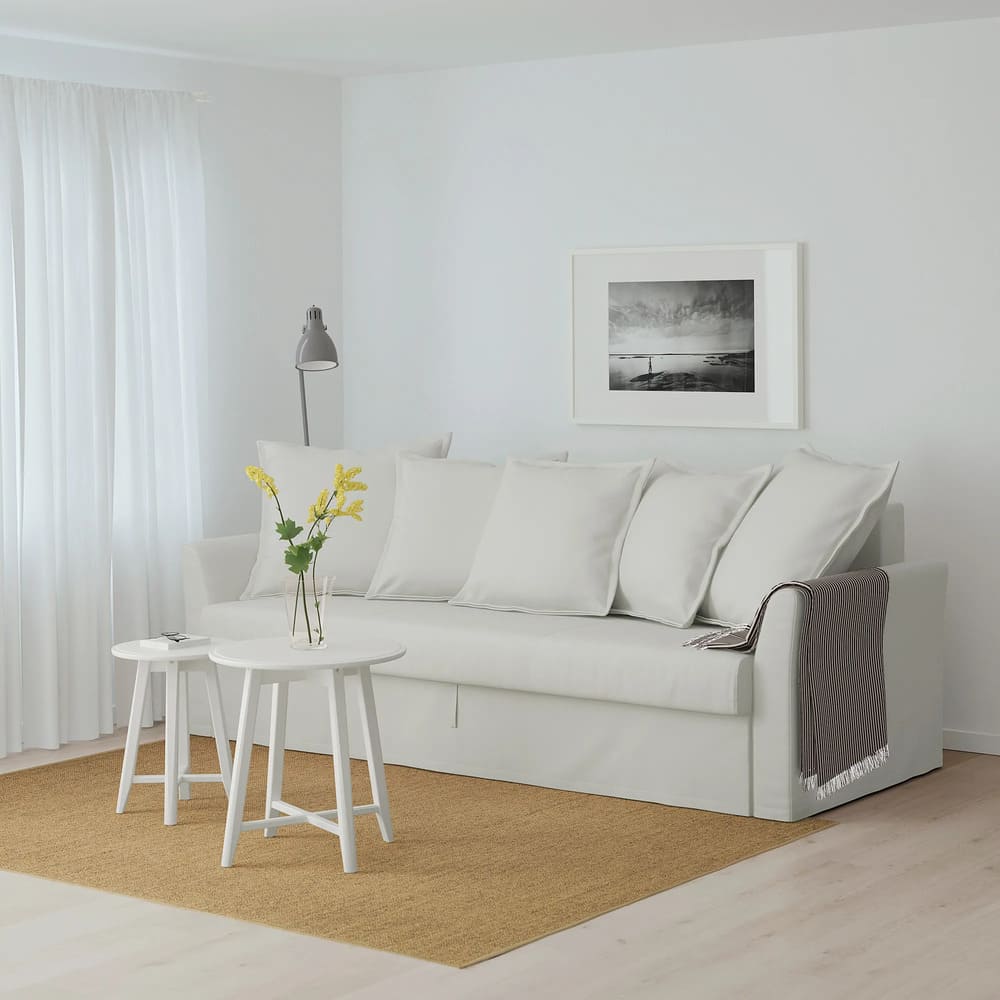 IKEA HOLMSUND Sleeper sofa, Orrsta light