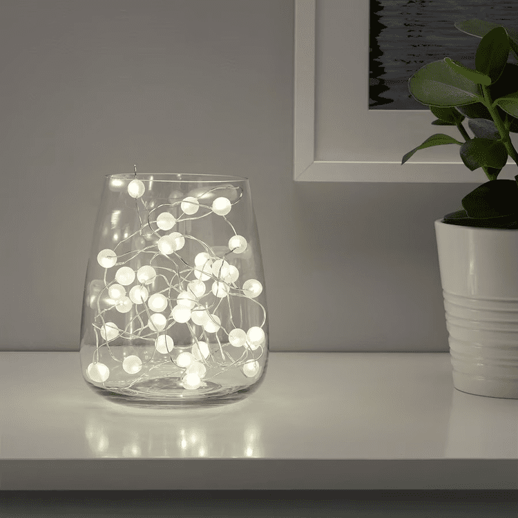 IKEA SNÖYRA LED String Lights Indoor