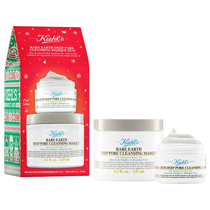Kiehl's Since 1851 Rare Earth Deep Pore Cleansing Mask Duo Holiday Gift Set