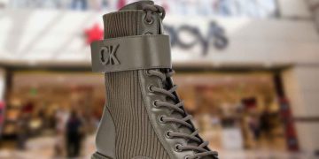 Macy's combat boots Calvin Klein