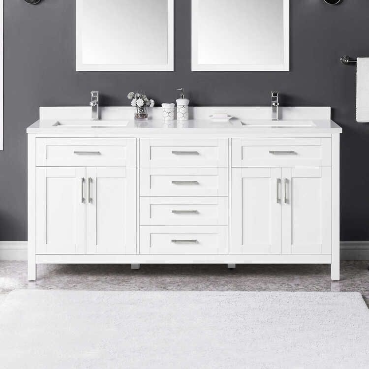 Revamp your bathroom with Costco's double sink vanity — $400 off and 