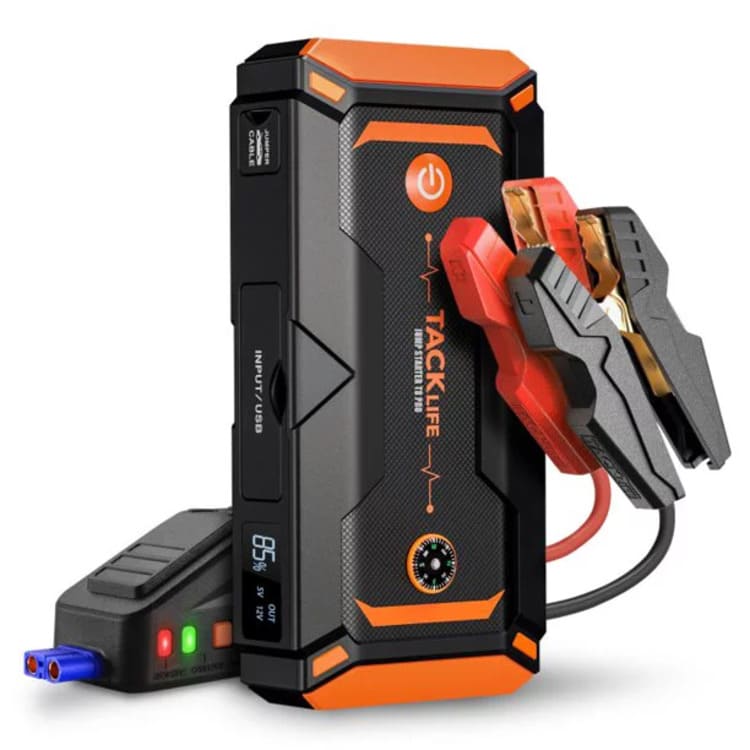 Walmart Tacklife T8 Pro 1200A Peak 18000mAh Water-Resistant Car Jump Starter with LCD Screen