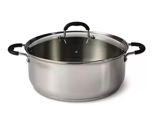 ALDI crofton quart stainless steel stock pot