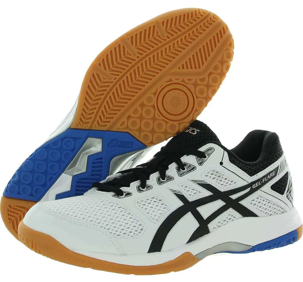 Walmart Asics Mens Gel-Flare 6 Faux Leather Workout Athletic and Training Shoes