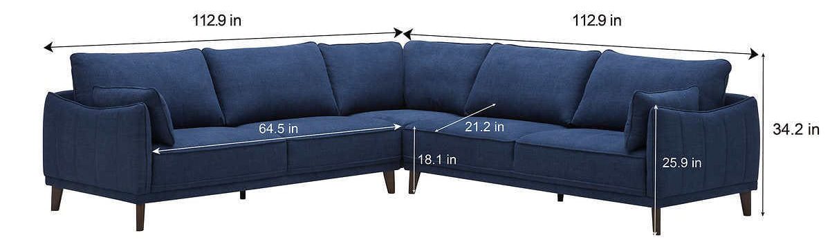 Costco Gemma Fabric Sectional