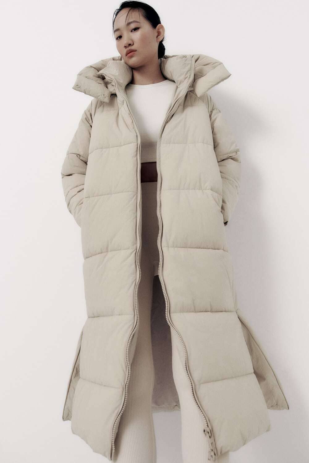 EXTRA LONG PUFFER COAT FROM ZARA