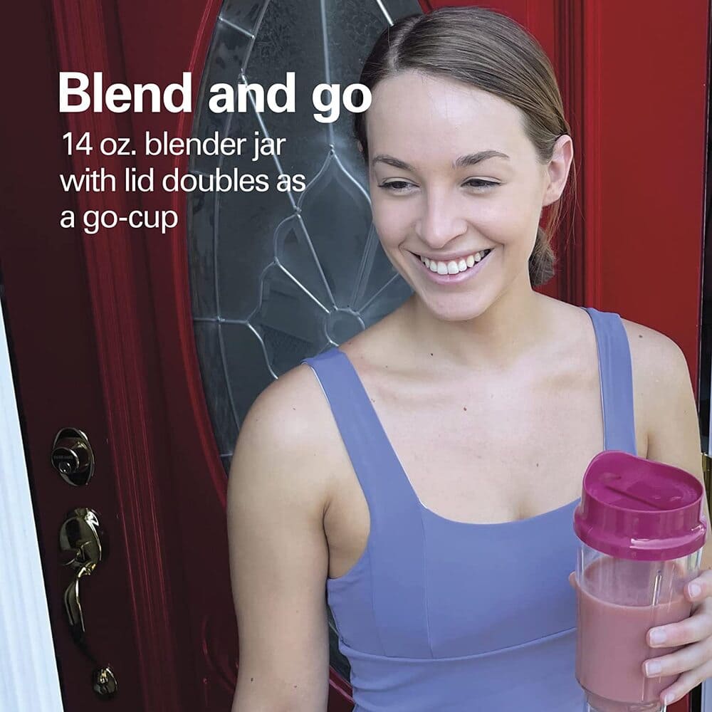 Hamilton Beach Shakes and Smoothies with BPA-Free Personal Blender 