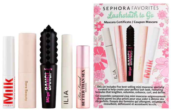 Sephora Favorites Mini Lashstash To Go Mascara Set With Redeemable Voucher