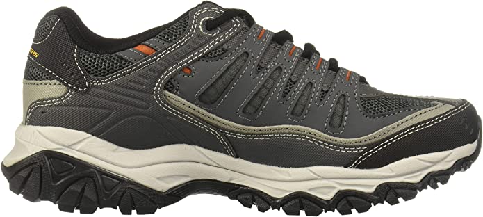 Skechers Men's Afterburn Memory-Foam Lace-up Sneaker from Amazon