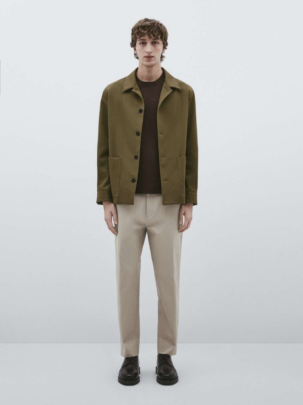 ZARA COTTON OVERSHIRT - STUDIO