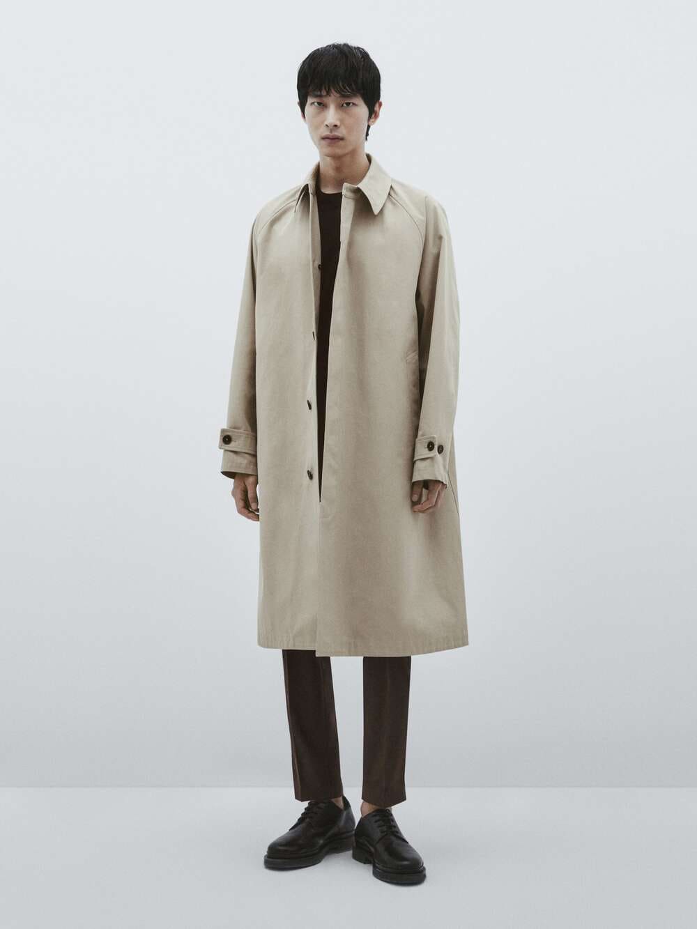 ZARA COTTON TRENCH JACKET - STUDIO