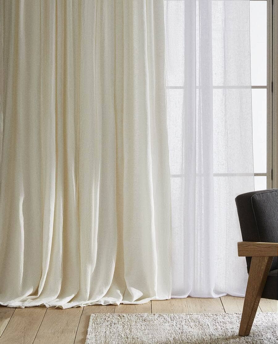 ZARA HOME HIGH GSM LINEN CURTAIN