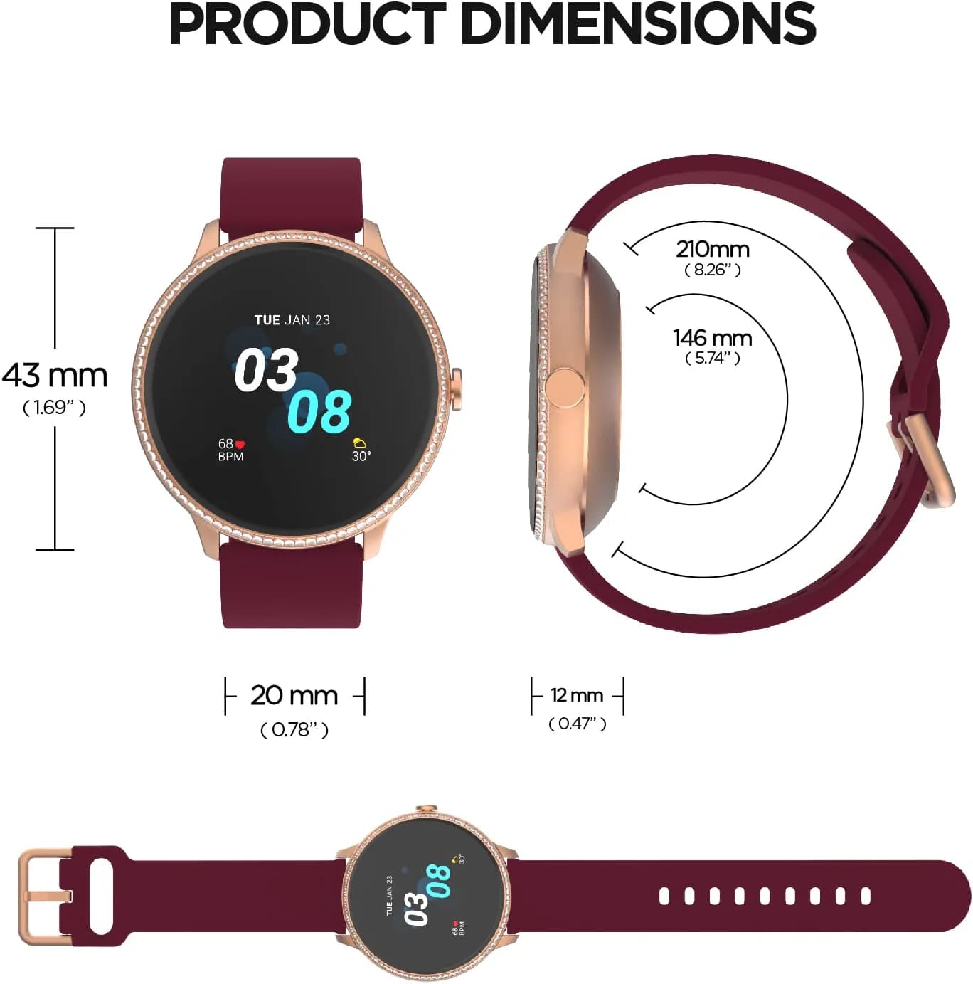 Aldi itouch 2024 smart watch