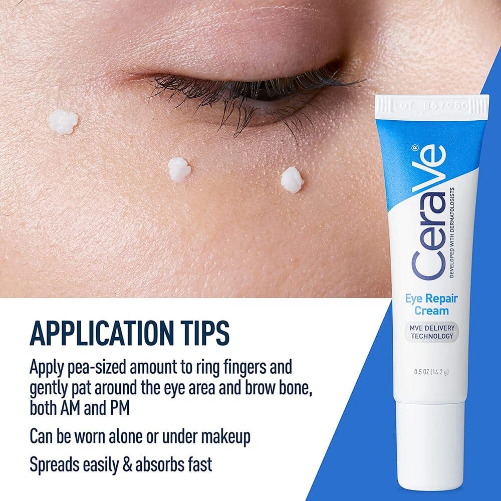 Amazon CeraVe Eye Repair Cream Under Eye Cream for Dark Circles and Puffiness