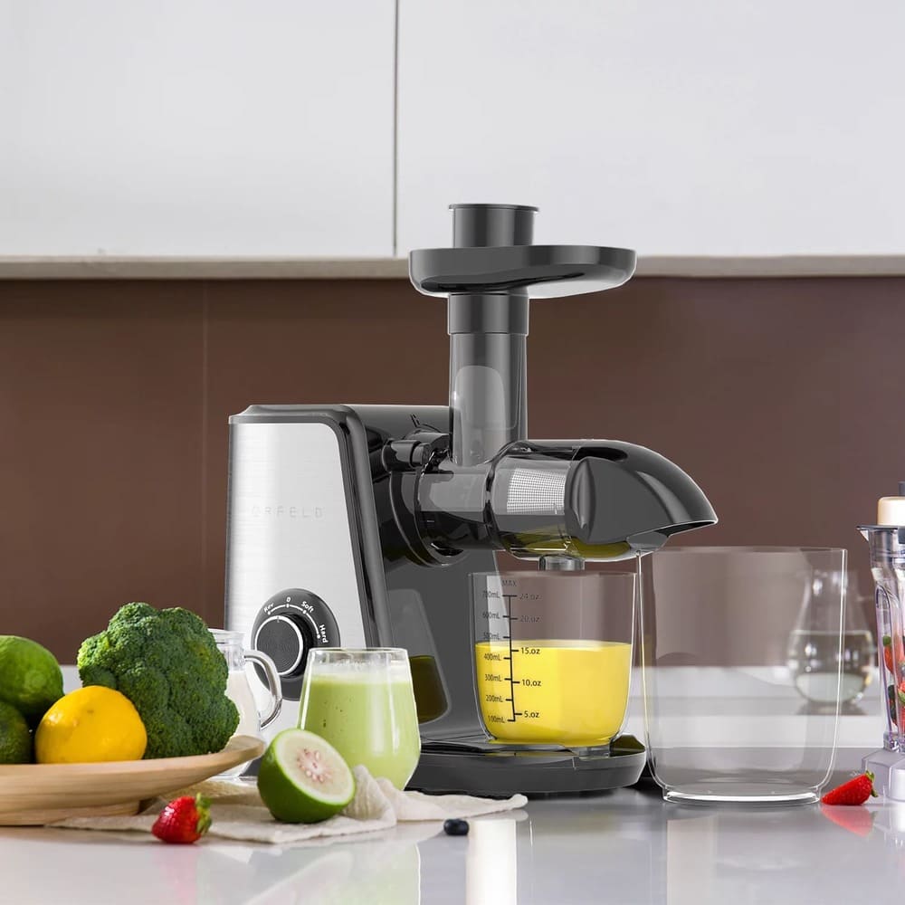 Cold Press Juicer, ORFELD Slow Masticating Juicer Extractor Easy to Clean from Walmart