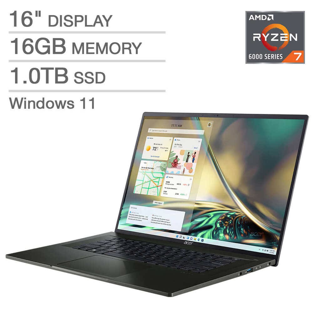 Acer Swift Edge 16 4K OLED Laptop - AMD Ryzen 7-6800U - Windows 11 from Costco