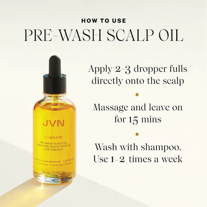 JVN Complete Pre-Wash Scalp & Hair Treatment Oil Sephora