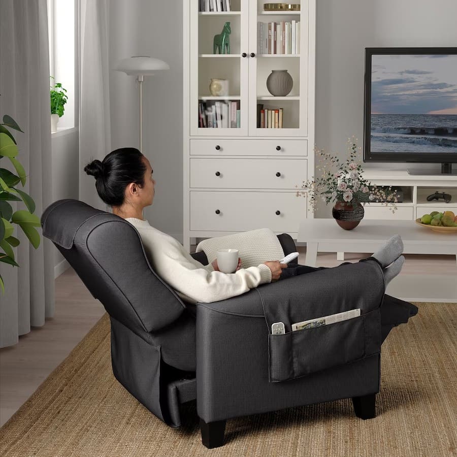 MUREN Recliner Remmarn Dark Gray from IKEA