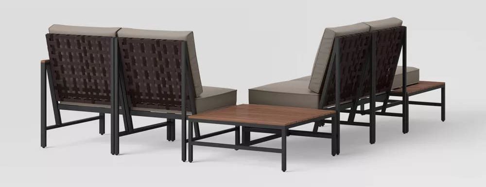 Oak Park Patio Sectional with Adjustable Back, Outdoor Furniture from Target