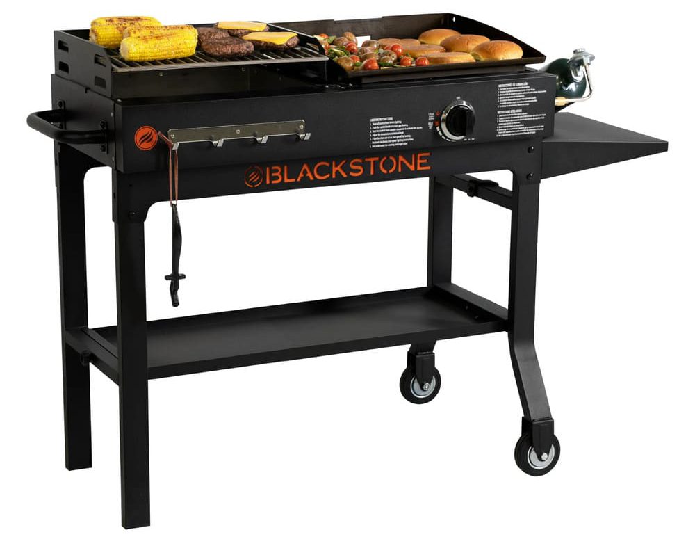 Blackstone Duo 17 Griddle and Charcoal Grill Combo