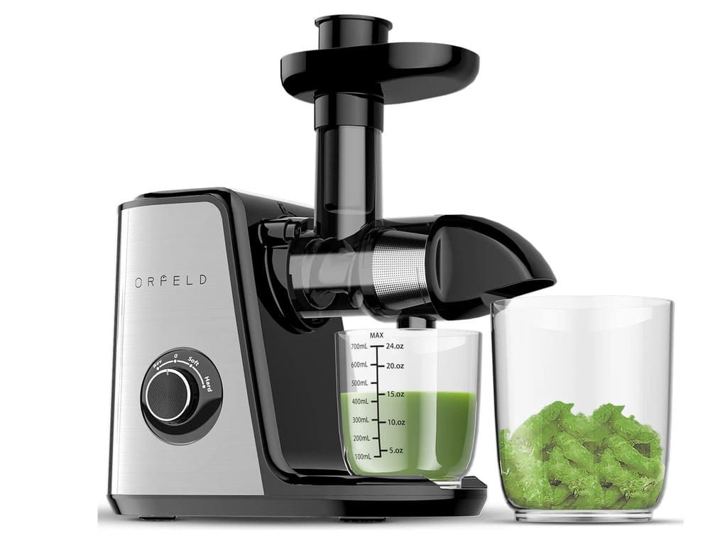 Cold Press Juicer, ORFELD Slow Masticating Juicer Extractor Easy to Clean from Walmart