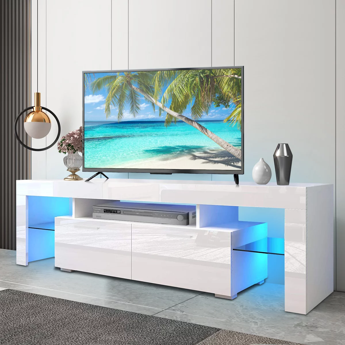 Walmart white tv stand