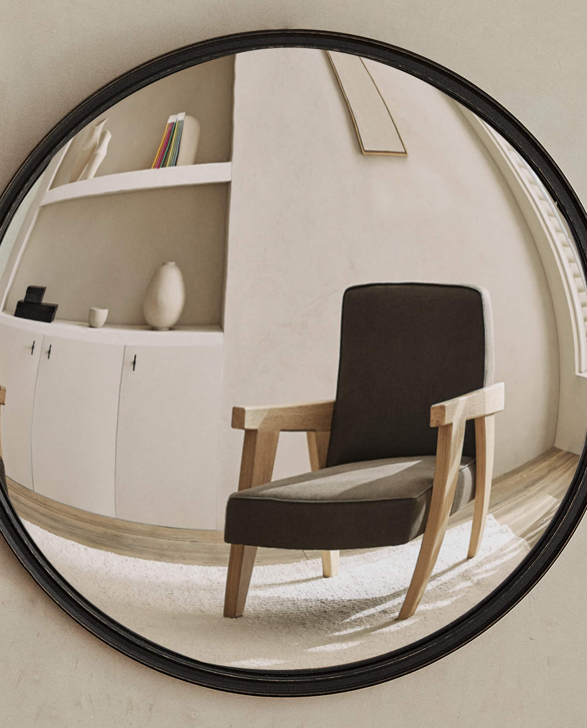 Zara Home large convex mirror
