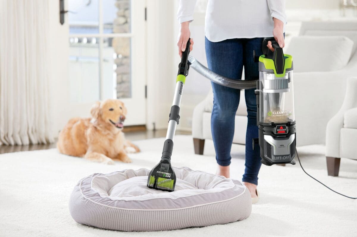 Best Buy BISSELL CleanView Allergen Lift-Off Pet Vacuum - Black Electric Green