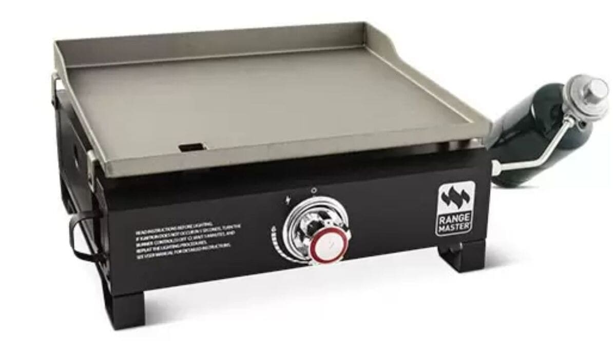 Range Master 17 Portable Tabletop Gas Griddle from ALDI