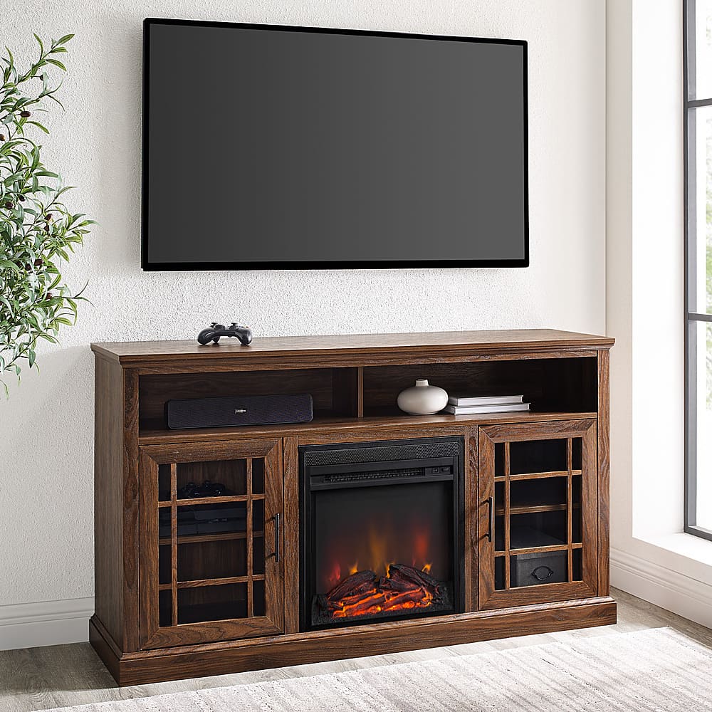 Best Buy Walker Edison - Storage Fireplace TV Stand