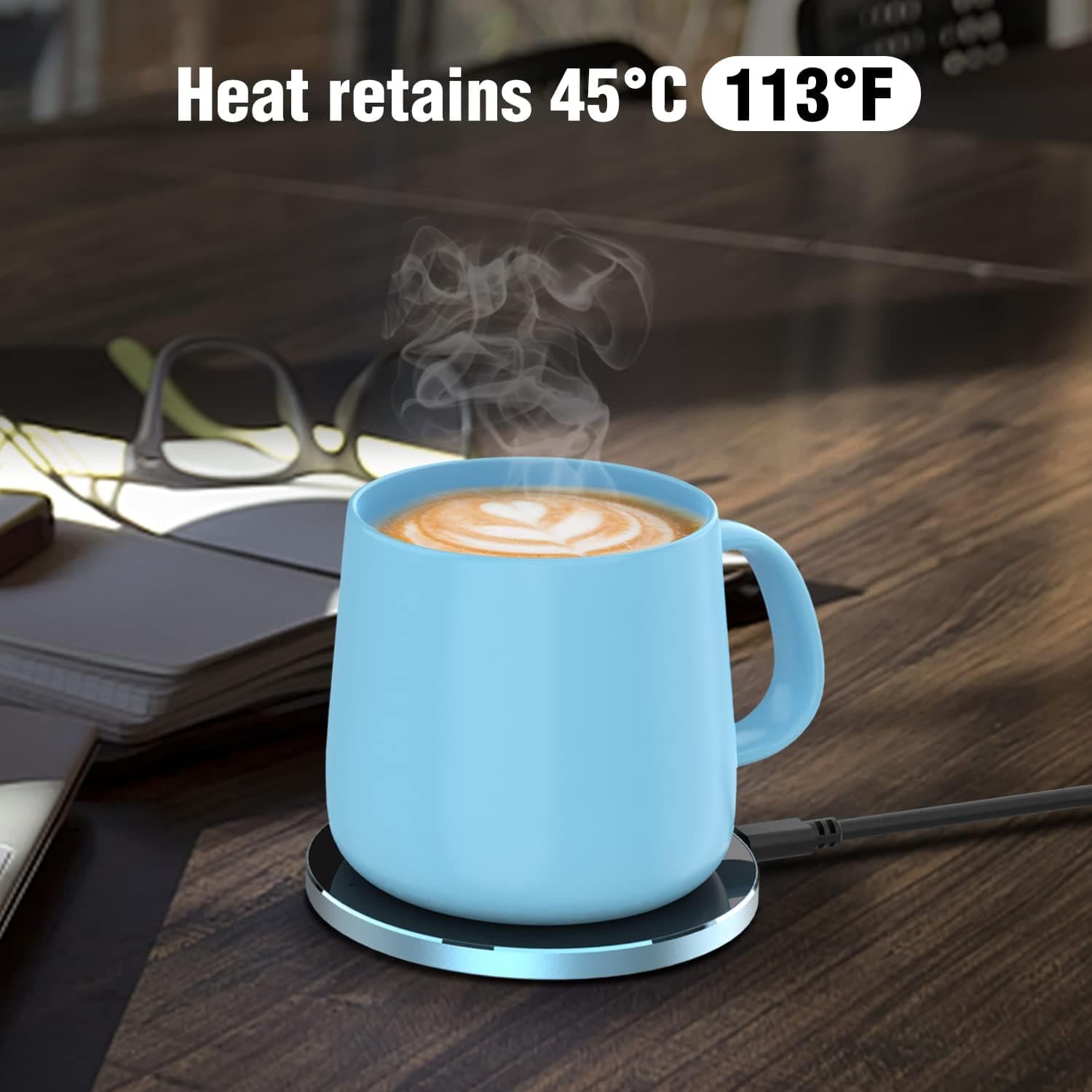 APEKX APEKX Self Heating Coffee Mug