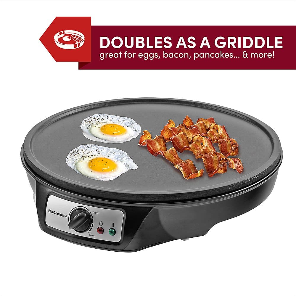 Elite Gourmet Electric Crepe Maker and Griddle from Best Buy