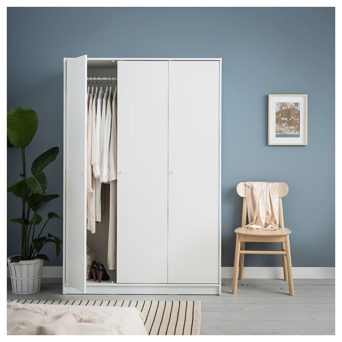 IKEA KLEPPSTAD Wardrobe with 3 doors