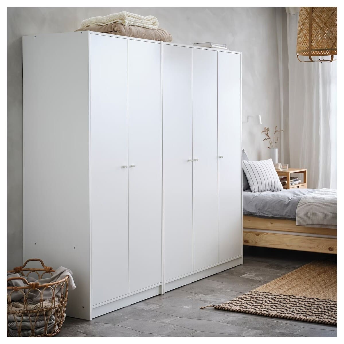 KLEPPSTAD Wardrobe with 3 doors