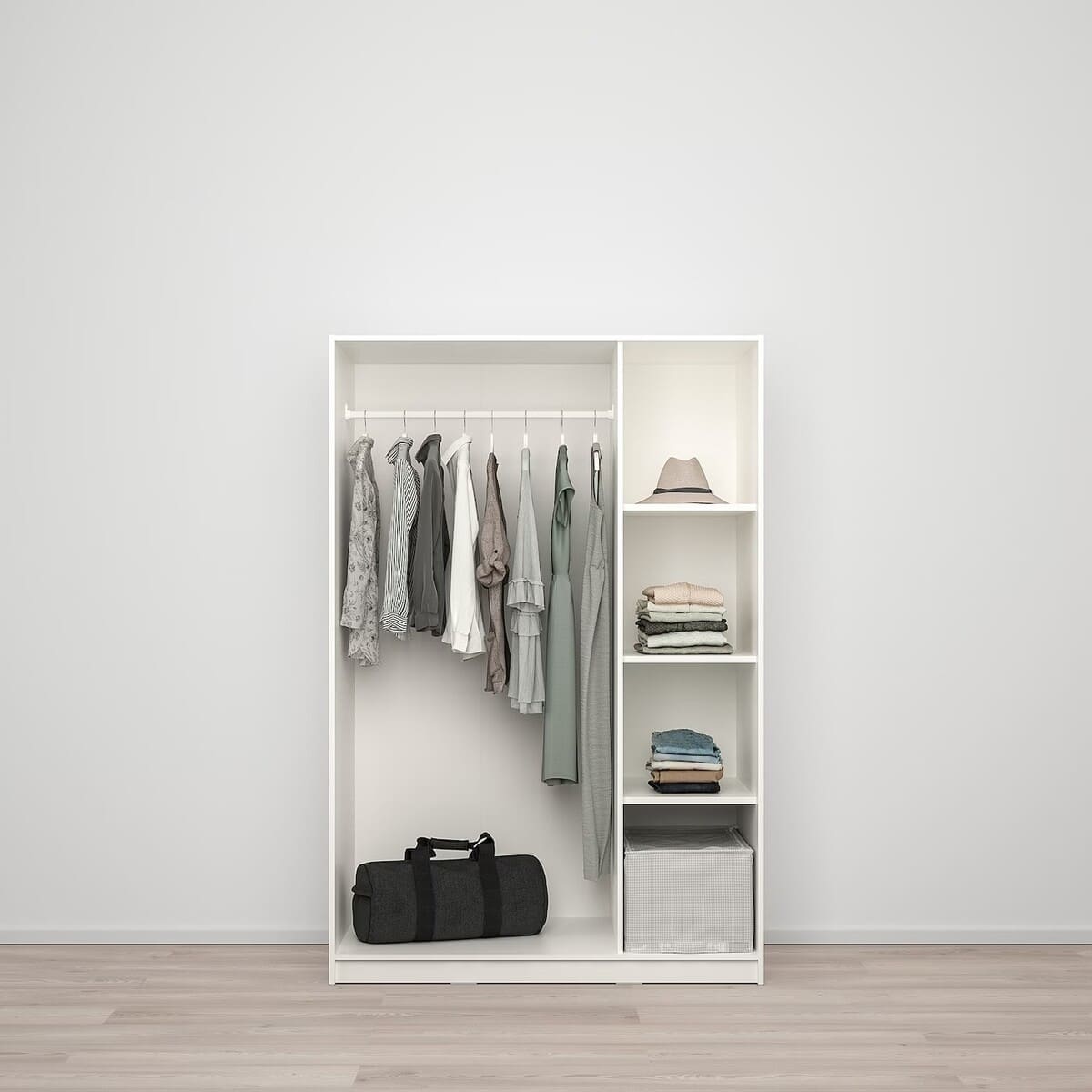 KLEPPSTAD Wardrobe with 3 doors