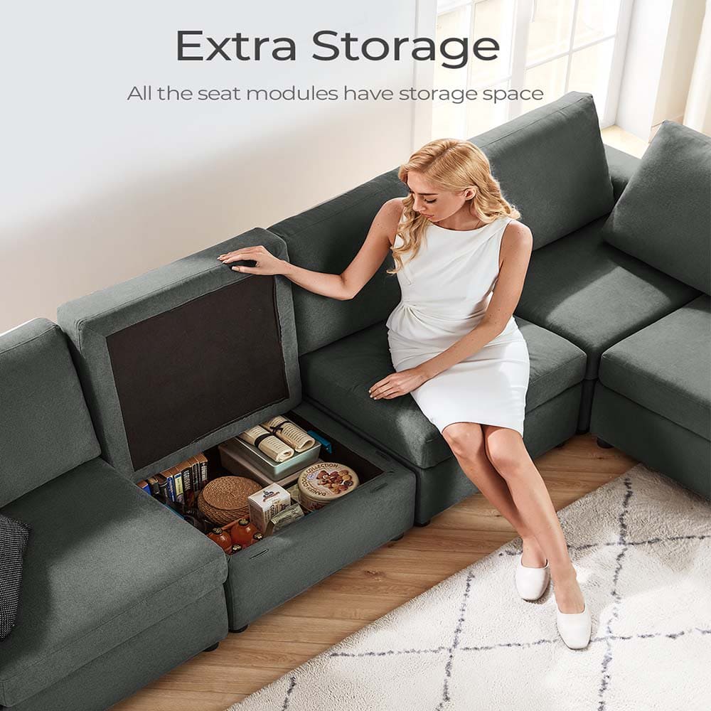 LINSY HOME Modular Couches and Sofas Sectional from Walmart