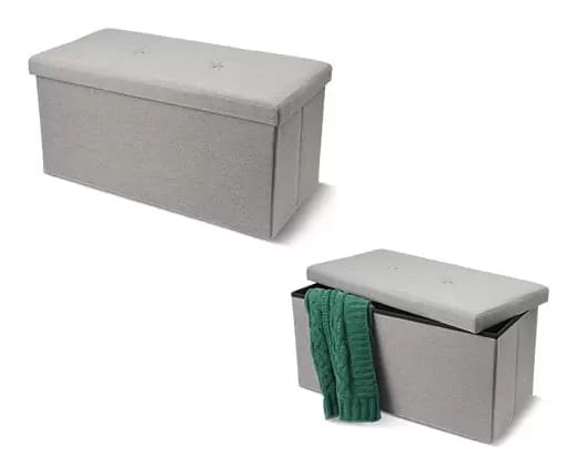 ALDI SOHL Furniture Rectangular Storage Ottoman