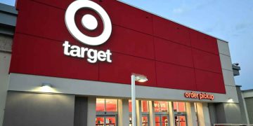 Minimalist style floor lamps at Target