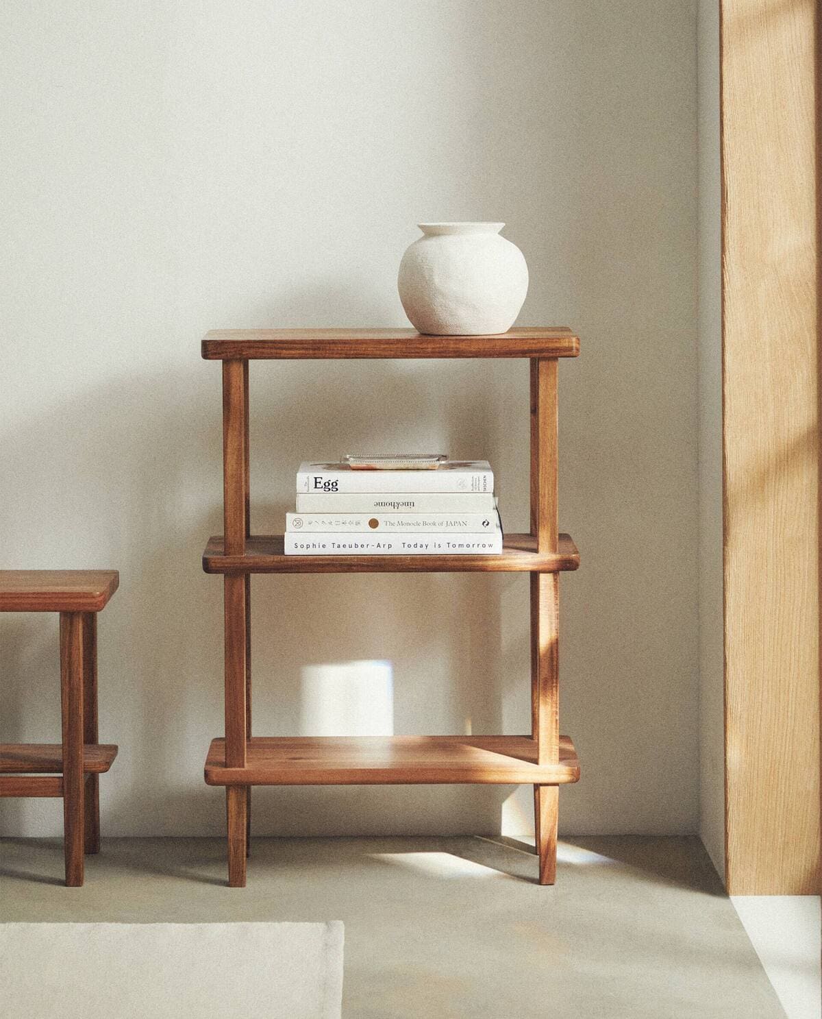 Zara Home Acacia Wood Shelving Unit