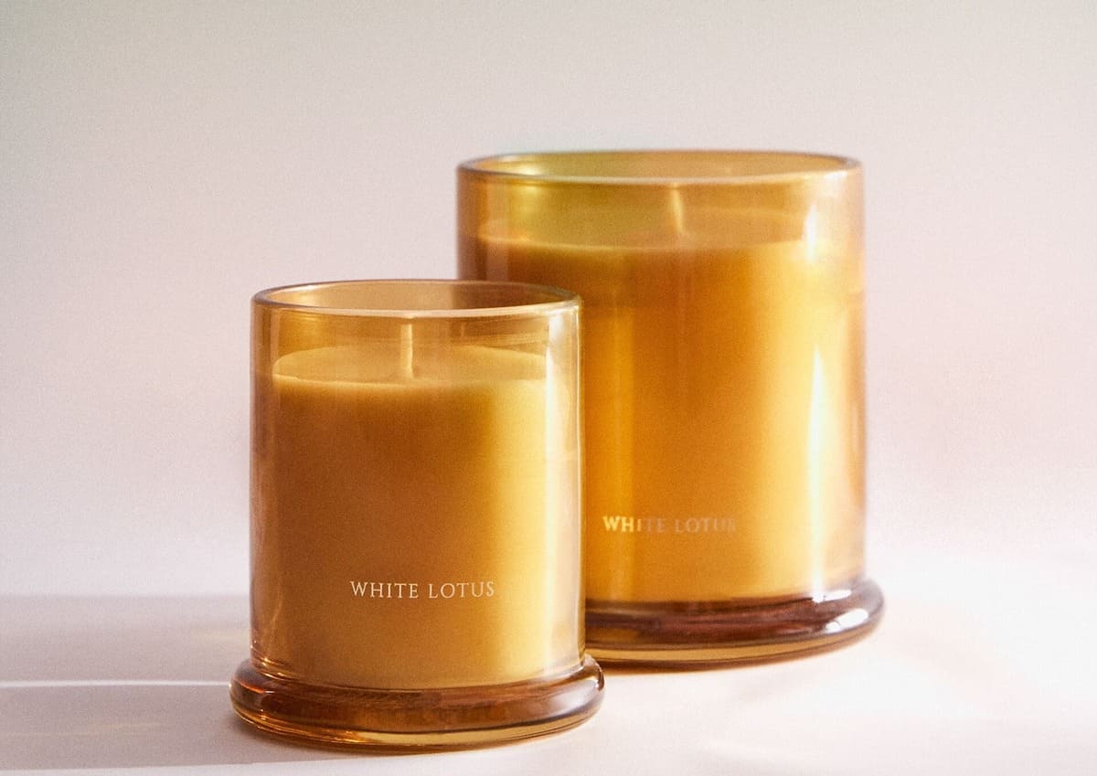 Zara Home White Lotus Scented Candle