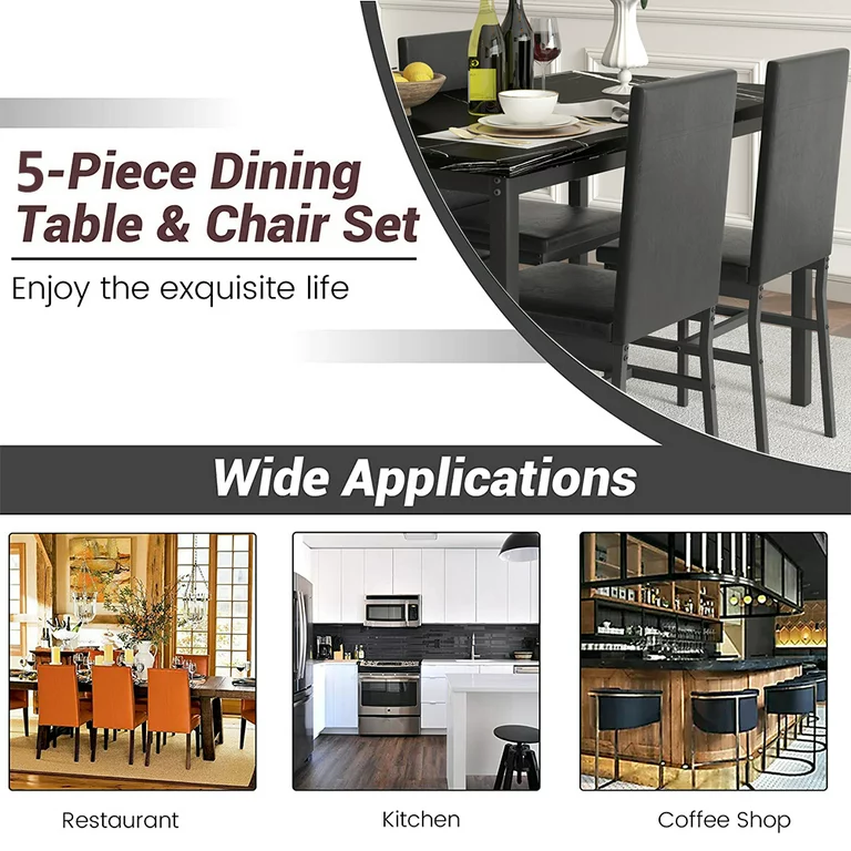5 Piece Dining Table Set from Walmart