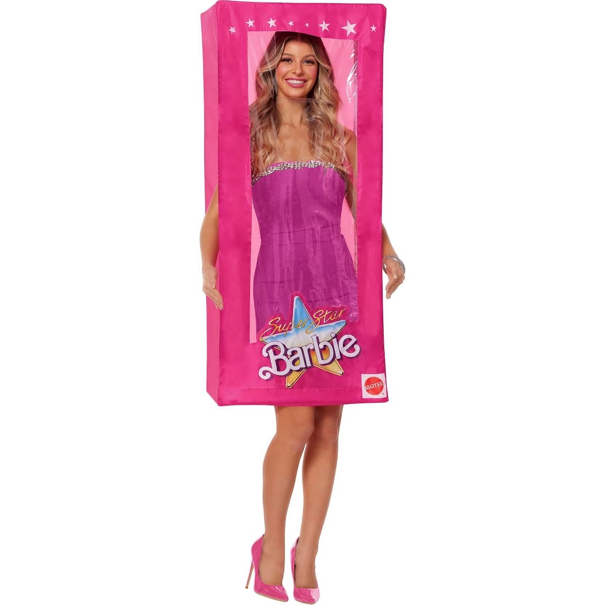 Adult Barbie Doll Box Halloween Costume One Size from Target